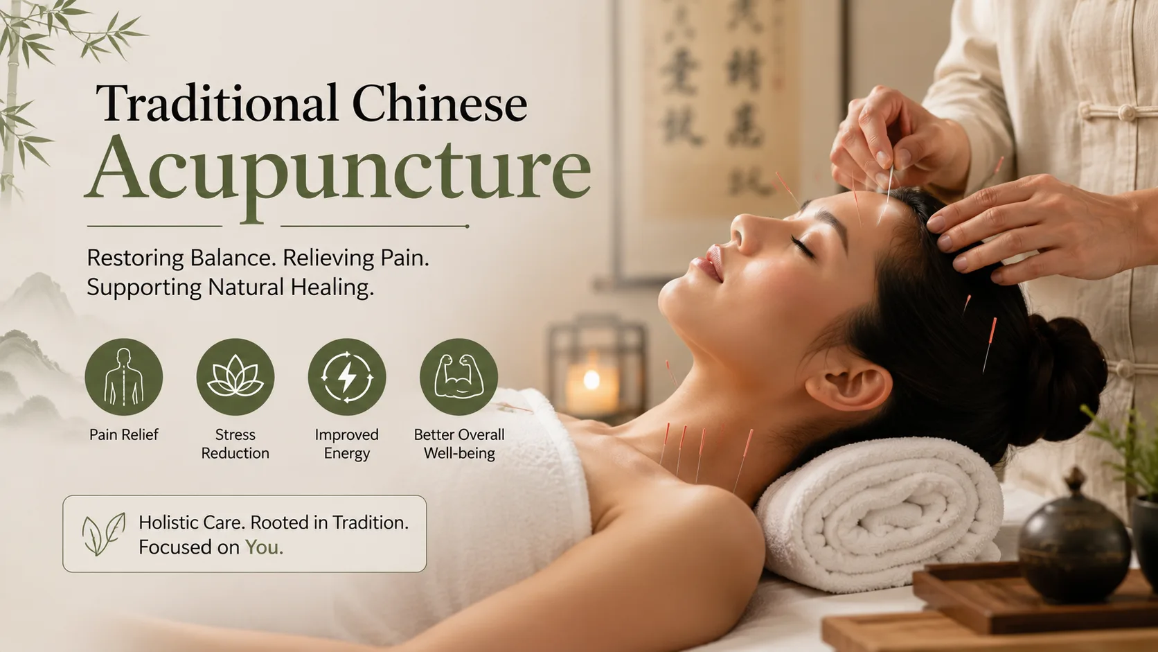 Traditional Chinese Acupuncture Consultation in Langley